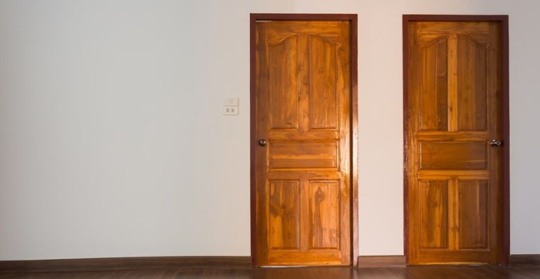 klassieke houten deur